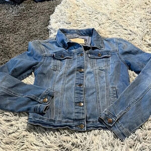 OUTBACK Red Denim Jacket Size 34